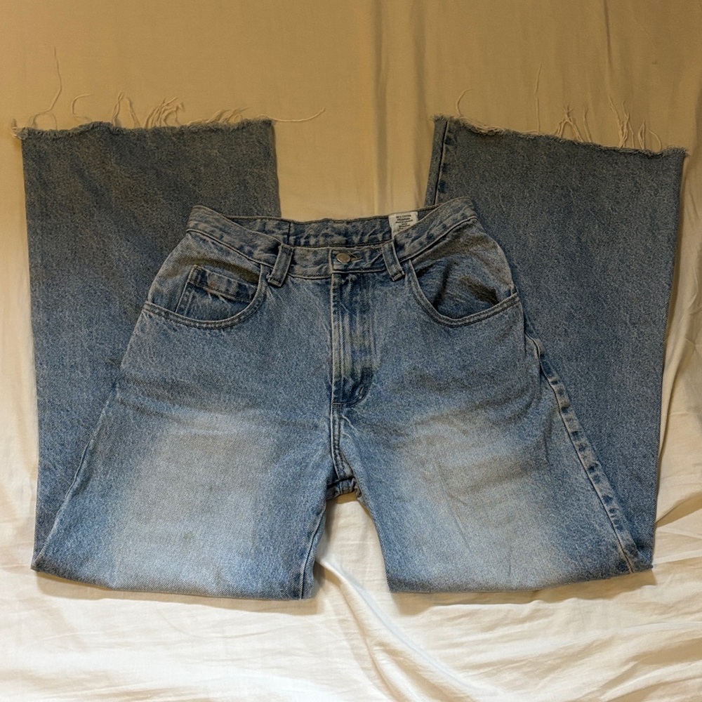 Eunina Blue Flare & Wide Leg Jeans